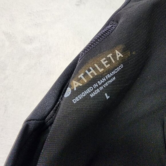 Athleta Keyhole One Piece Swimsuit in Black Size Large - Picture 8 of 8